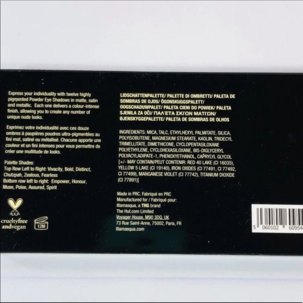 Illamasqua - Unveiled Artistry Eyeshadow Palette